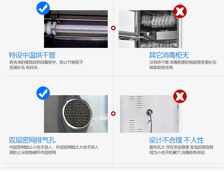 消毒柜 立式双开门消毒碗柜 低温臭氧消毒净水器会销评点礼品