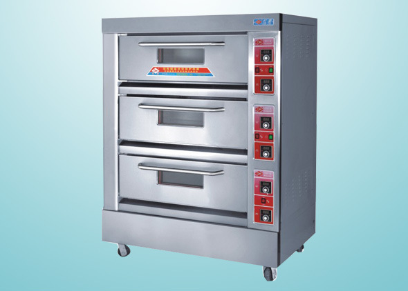 红菱新款 三层六盘商用电烤箱 烘炉蛋糕面包大烤箱 多功能烤炉
