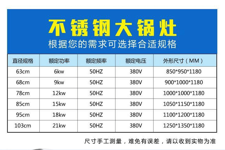 学校厨房食堂节能商用大锅灶 不锈钢电热锅 大锅灶批发