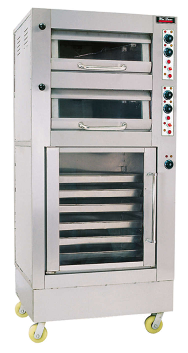 商用唯利安蒸汽喷雾电焗炉连发酵柜YXD-2-6/YXD-2-6S烤箱+醒发箱