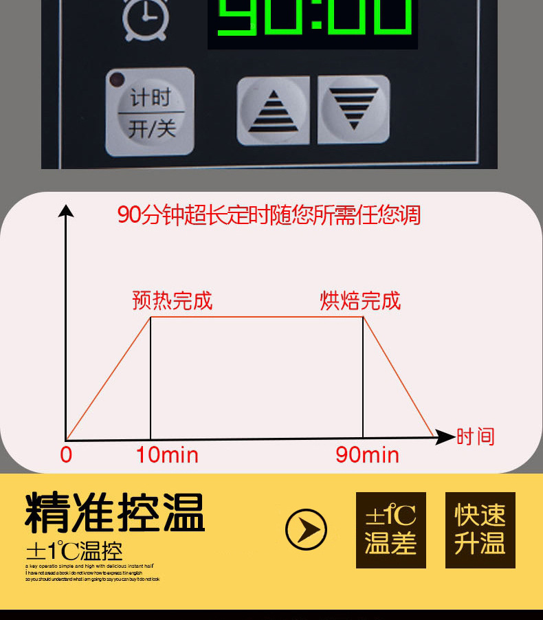 烤箱商用三层烤炉蛋糕面包披萨烘焙烘炉大烤箱 商用电烤箱