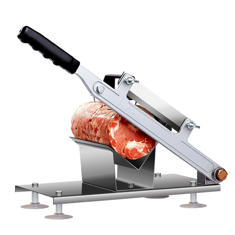 自动送肉羊肉切片机手动切肉机商用家用涮羊肉肥牛肉卷冻肉刨肉机
