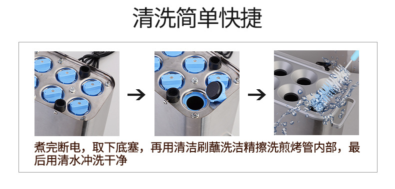 商用煎烤机 蛋肠机 鸡蛋卷机电烤炉蛋包肠机全自动爆肠烤肠机工厂