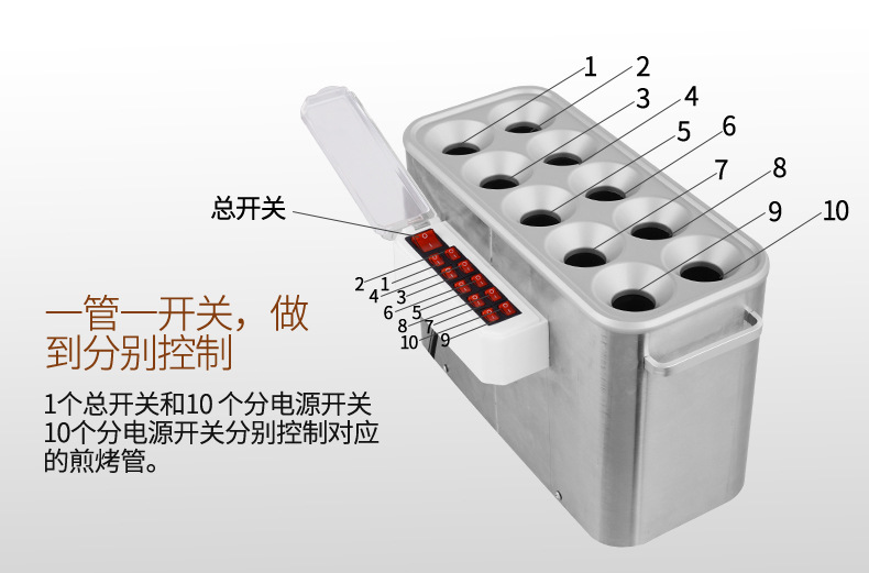 商用煎烤机 蛋肠机 鸡蛋卷机电烤炉蛋包肠机全自动爆肠烤肠机工厂