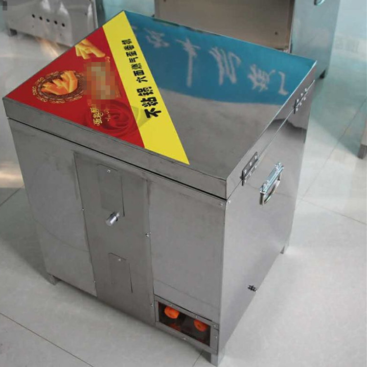 厂家直销不锈钢燃气六面旋转脆皮蛋卷机 商用烘焙设备致富机械
