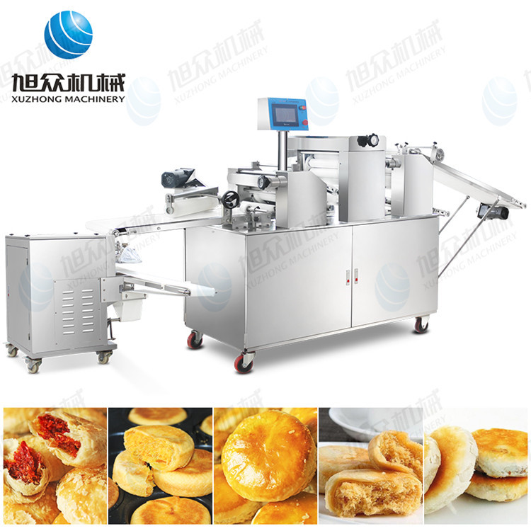 湖北自动糖酥饼机 生产糖酥饼设备 商用多功能酥饼机 大型酥饼机