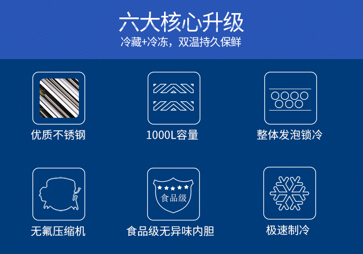 德玛仕冷藏柜立式四门冰柜商用 展示柜 KCD1.0L4立式四门全冷冻