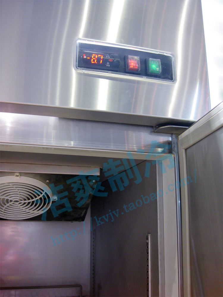 久景四门冰箱 冷藏冷冻饭店商用冰箱 不锈钢冰箱冷柜厨房冰箱冰柜