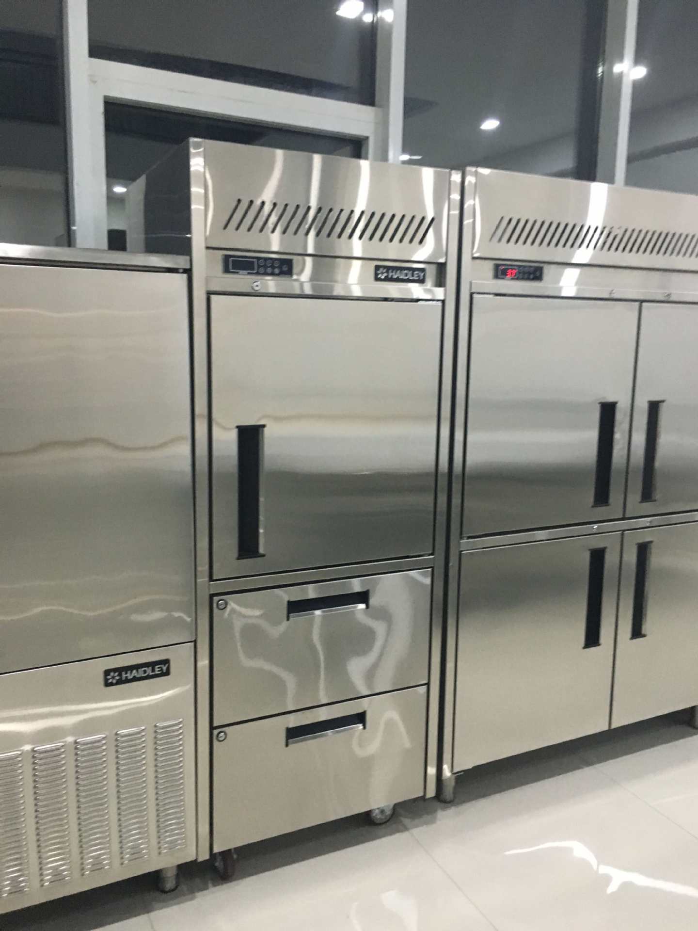 冰柜 商用 立式冷柜 四门保鲜柜 冷柜生产厂家 海德立冷藏冷冻