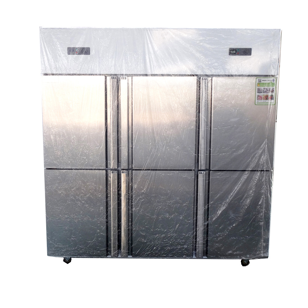 厂价特价商用双温冷藏冷冻六门立式冷冻柜厨房保鲜柜冰柜