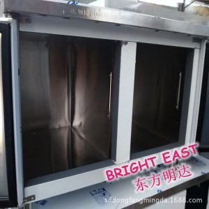 不锈钢卧式冷冻柜商用冷冻冰柜冷冻工作台不锈钢平台柜冷冻工作台
