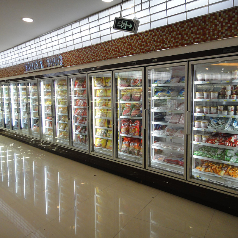 订做超市便利店三门饮料展示冷柜水果保鲜冷藏展示柜冰柜厂家直销