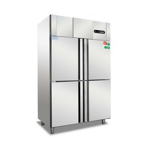 美厨EF4四门冰柜商用冷藏冷冻厨房冰箱立式冷柜不锈钢保鲜柜