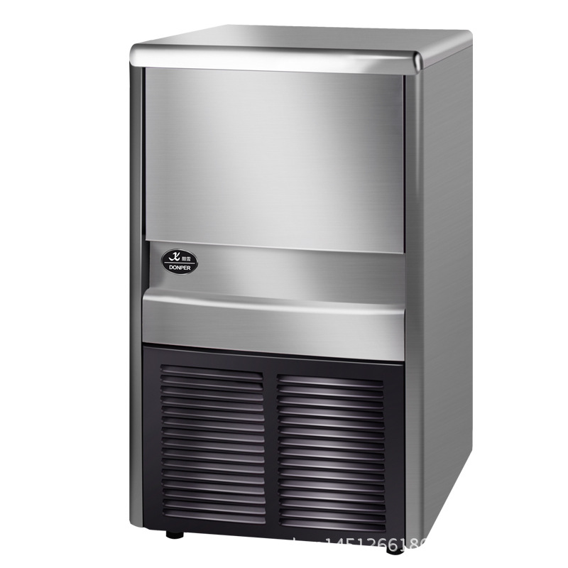 制冰机东贝IKX128制冰机商用奶茶店小型制冰机商用冰块机方冰智能
