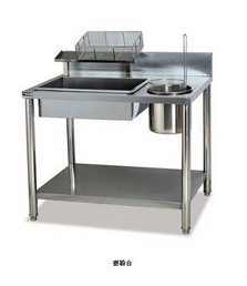 厂家直销 商用厨具1000裹粉台食品工作台/西餐设备1米裹粉操作台