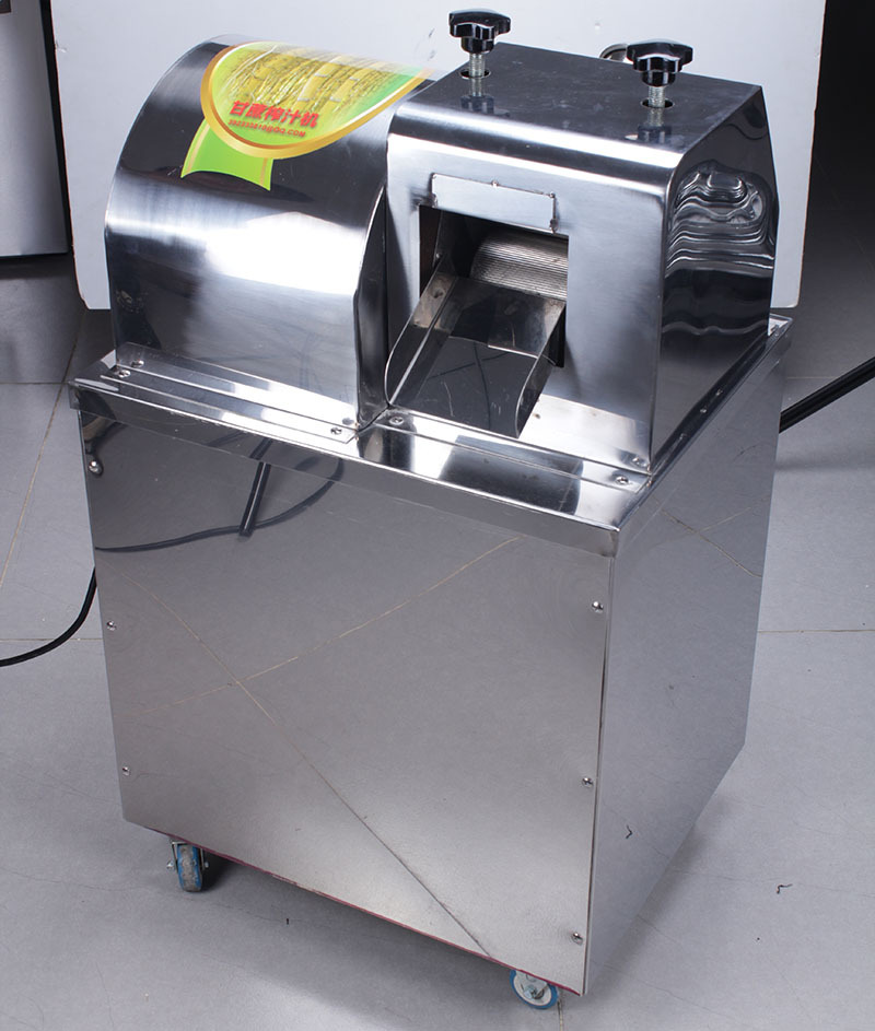乐创商用立式电动不锈钢甘蔗机 榨汁压汁机 甘榨蔗汁机 榨汁设备