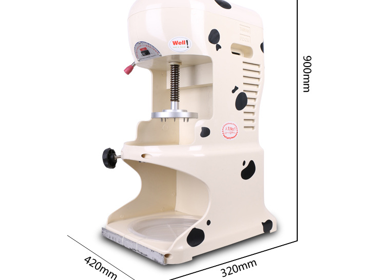 奇博士绵绵冰刨冰机奶茶店冰沙机商用电动削冰雪花绵绵冰砖碎冰机