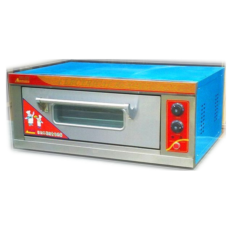 商用一层一盘电烤箱披萨炉食品烘炉面包烤炉月饼面包烤箱