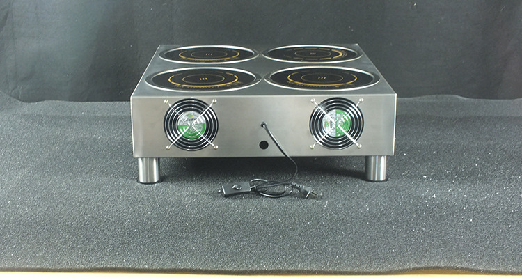 欧堡罗餐饮设备 不锈钢六头煲仔炉 商用电磁炉多功能煲仔炉饭机