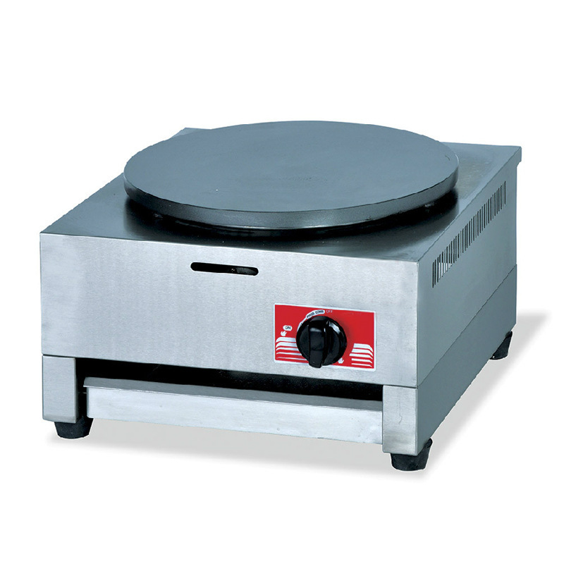 欧特OE-1A商用可丽饼煎饼机 单头燃气煎饼机 商用班戟炉 创业设备