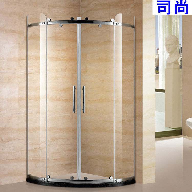 非标订做酒店整体卫生间304不锈钢淋浴房 shower door S6046