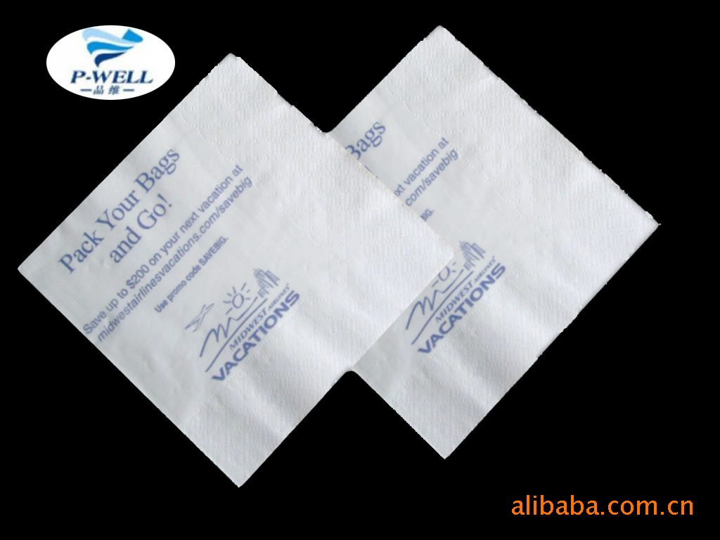 优质纸巾 高端餐巾纸 酒店餐巾纸 广告餐巾纸 压花面巾纸