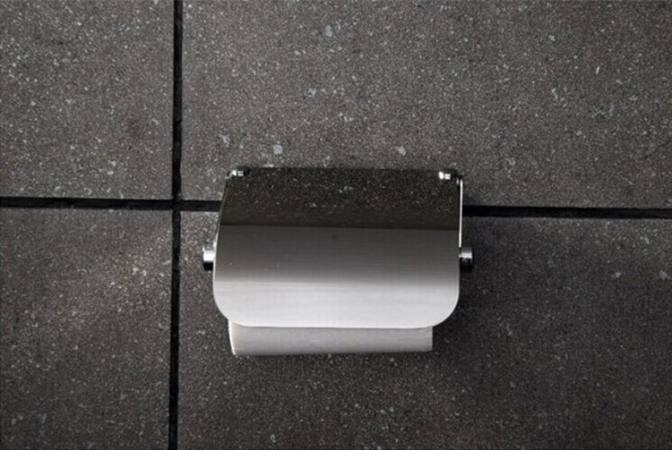 厂家批发 不锈钢厕纸盒 卫生间卷纸器 酒店工程纸巾架 擦手纸座