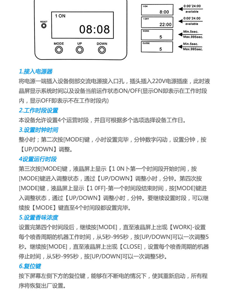 扩香机夜店酒吧KTV香薰机商场喷香机 酒店宾馆大堂空调加香机批发