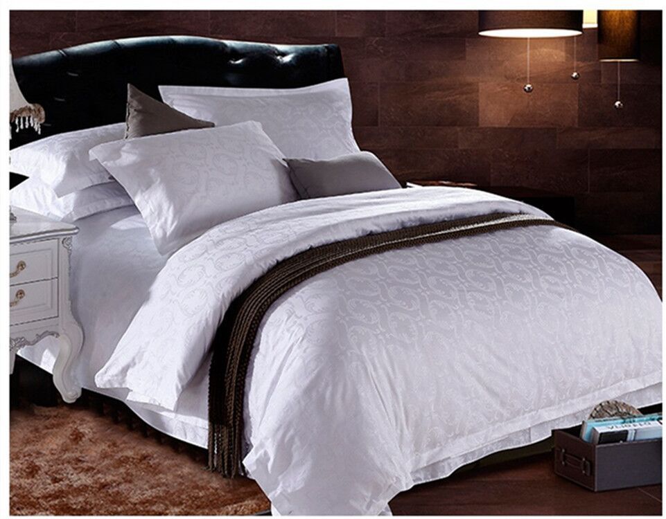 酒店布草 宾馆酒店客房床上用品纯棉被套四件套全棉