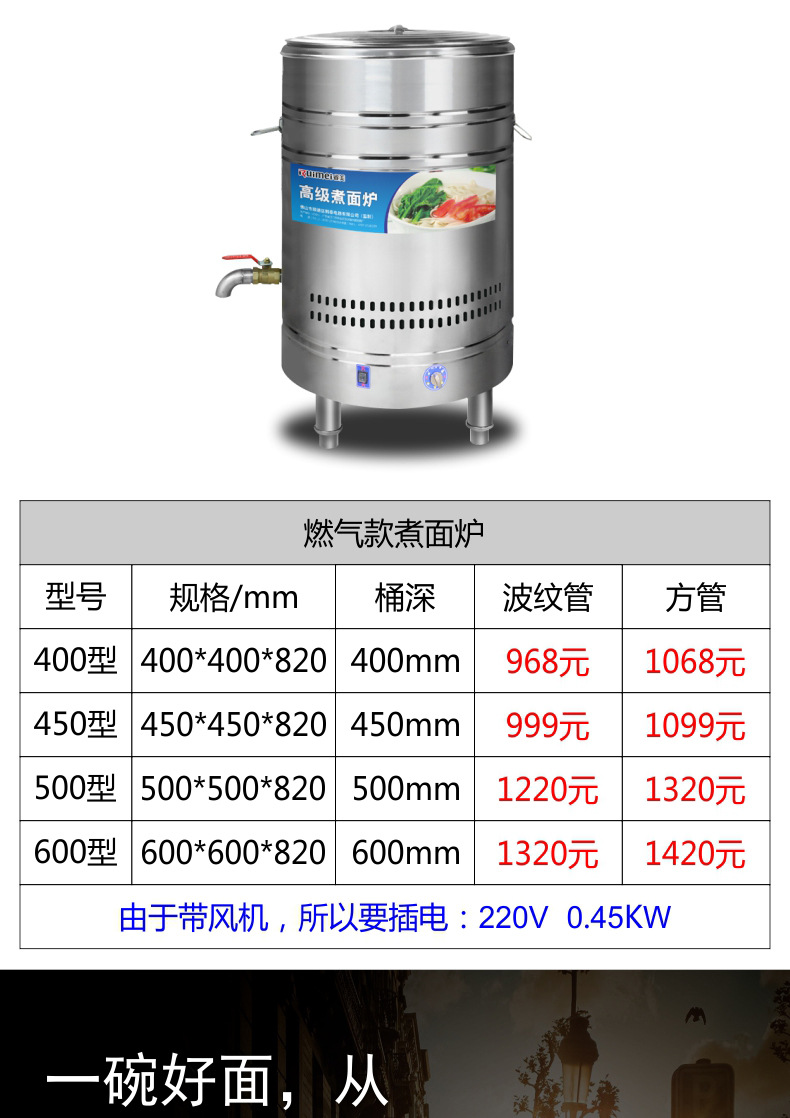 睿美商用电热煮面炉节能双层保温炉煮面桶麻辣烫机汤锅煮面机包邮