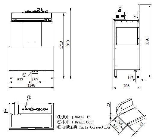 上海通道式洗碗机租赁，商用洗碗机 自动洗碗机 洗碗机出租 维修