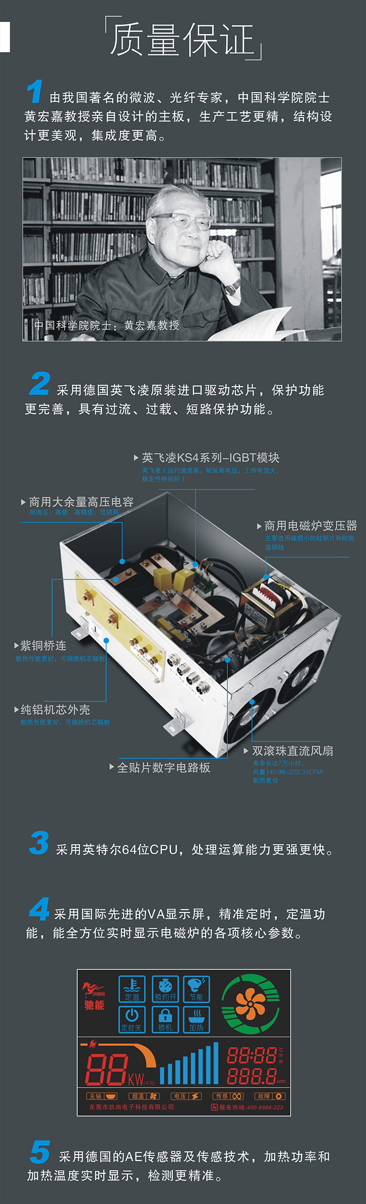 电磁炉商用电磁炉双头大型电磁锅灶食堂饭堂双眼电炒炉20kw大锅灶