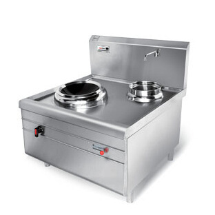 厨房设备厂家直销节能环保商用电磁炉单头单尾小炒炉免费保修两年