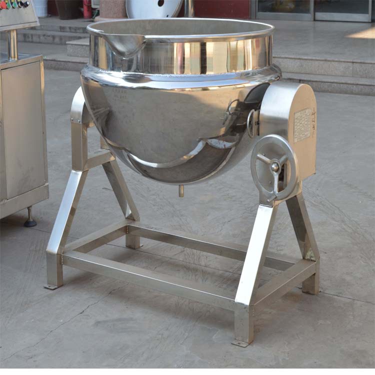 东科厂家可倾式夹层锅 高温高压蒸汽节能奶酪蒸煮加工锅