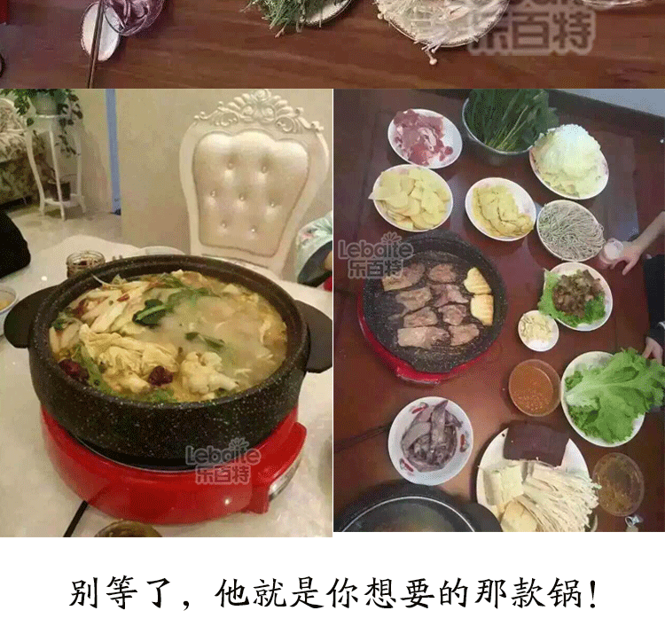 韩国进口well cook新款电火锅烤盘麦饭石不粘煎烤涮多功能乌龟锅