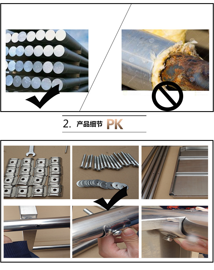 双层三层不锈钢桌子 商用厨房工作台 定制组装操作台柜台面