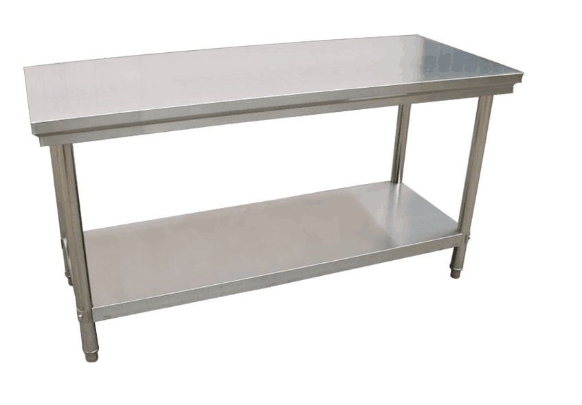 304商用不锈钢工作台平板操作台柜双层三层厨房二层案板打荷台