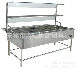 御厨优质品牌供应不锈钢电热分餐保湿台保温售饭台承接厨房工程