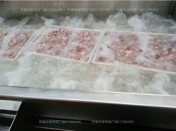 厂家直销冻肉解冻机 不锈钢方形槽肉类解冻池 果蔬类清洗解冻机