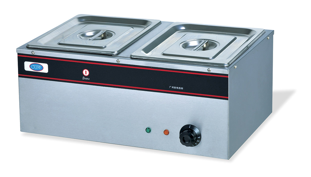 欧特OT-2V二盘保温汤池二格商用电热汤池汤粉饭菜暖汤炉批发