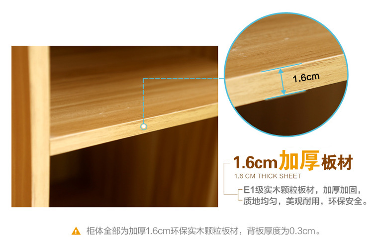 板式衣柜儿童衣柜衣橱储物柜 二三四门现代简易整体衣柜厂家批发