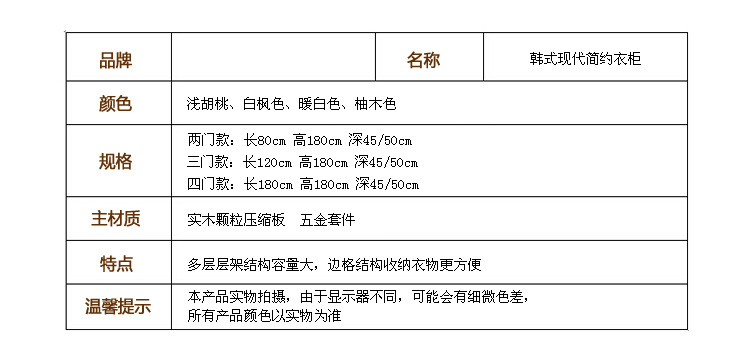 板式衣柜儿童衣柜衣橱储物柜 二三四门现代简易整体衣柜厂家批发