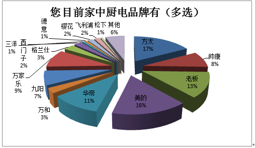 厨电小家电国产品牌完全主导地位